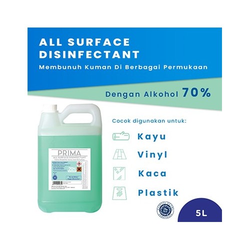 Prima All Surface Disinfectant 5L (Jerigen)