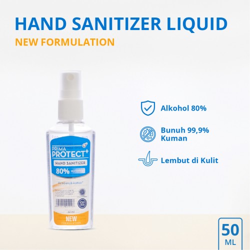 PRIMA PROTECT+ Hand Sanitizer 50ml (New Formulation)