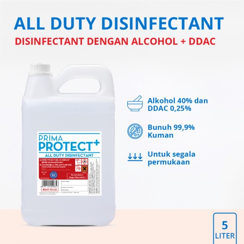 Prima Protect+ All Duty Disinfectant 5L