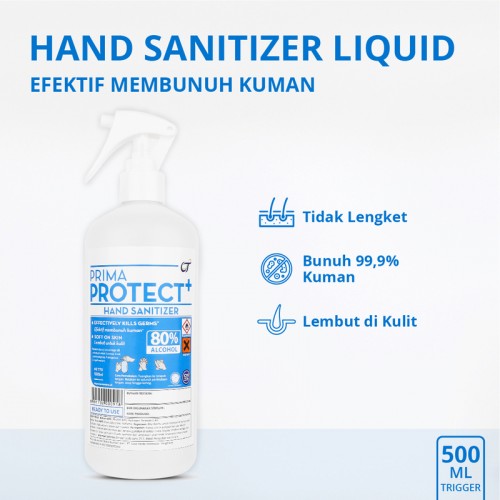 PRIMA Protect+ Hand Sanitizer 500ml (Trigger Spray)