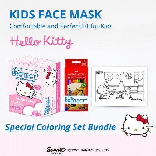 PRIMA PROTECT+ Kids Face Mask SANRIO CHARACTERS Box - Bundling Set